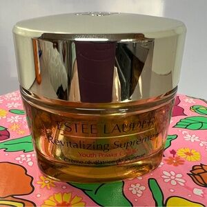Estée Lauder Revitalizing Supreme+ Youth Power Creme skincare, one ounce jar.